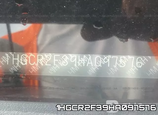 1HGCR2F39HA097576 фото 10