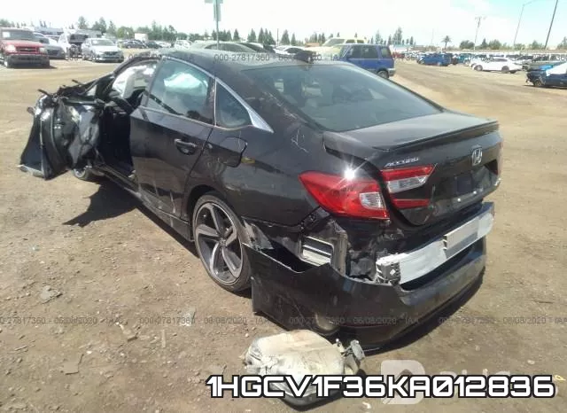 1HGCV1F36KA012836 фото 4
