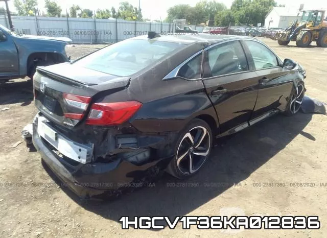 1HGCV1F36KA012836 фото 5