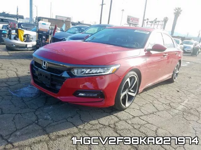 1HGCV2F38KA027974 фото 3