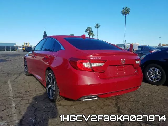 1HGCV2F38KA027974 фото 4