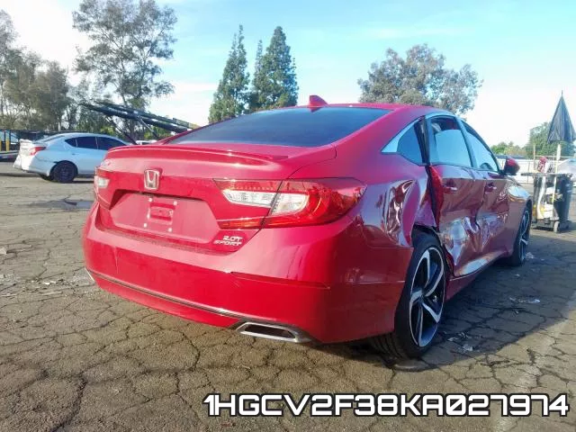 1HGCV2F38KA027974 фото 5