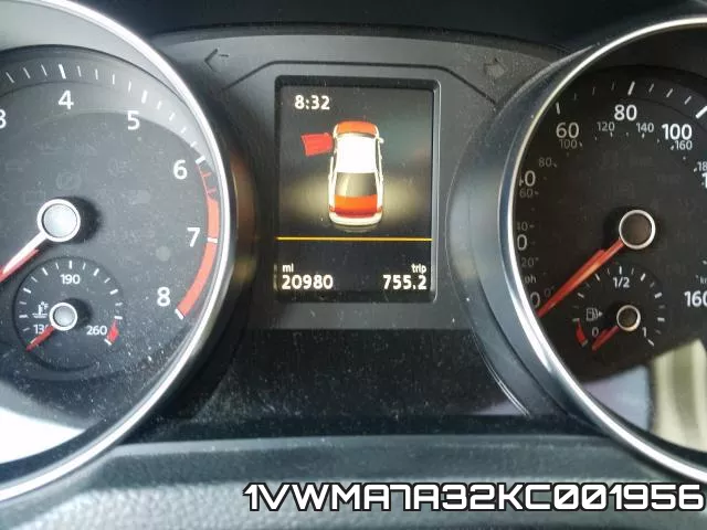 1VWMA7A32KC001956 фото 9