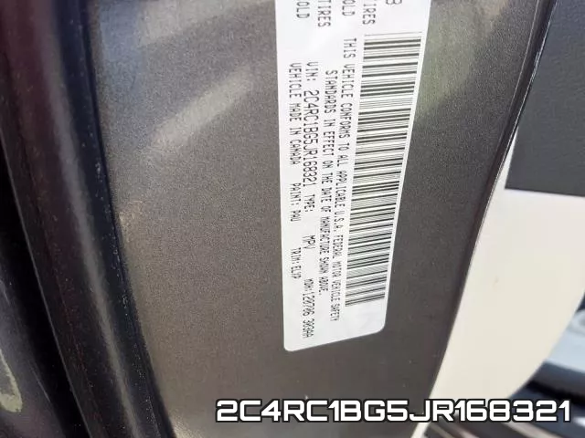 2C4RC1BG5JR168321 фото 2