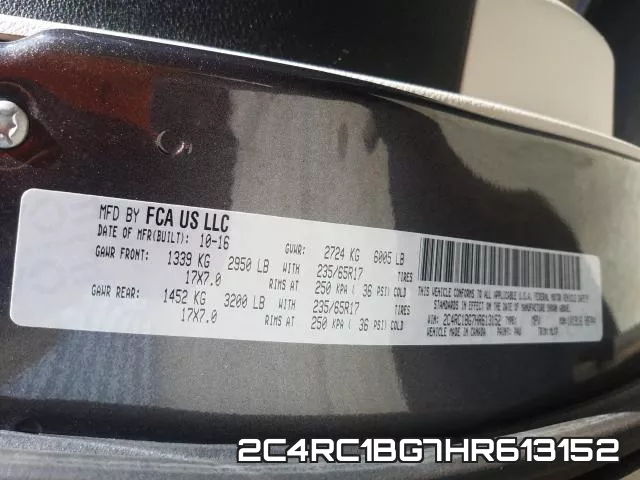 2C4RC1BG7HR613152 фото 2