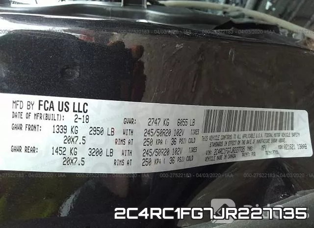 2C4RC1FG7JR227735 фото 10