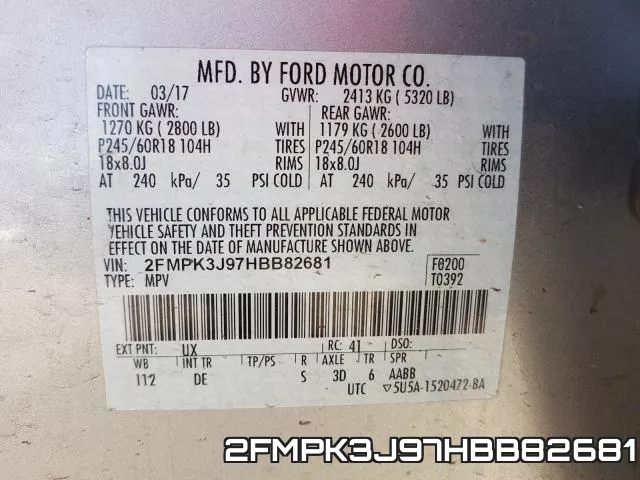 2FMPK3J97HBB82681 фото 2