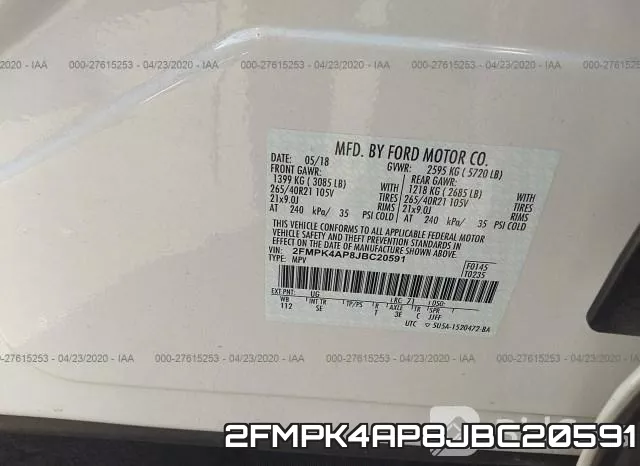 2FMPK4AP8JBC20591 фото 10