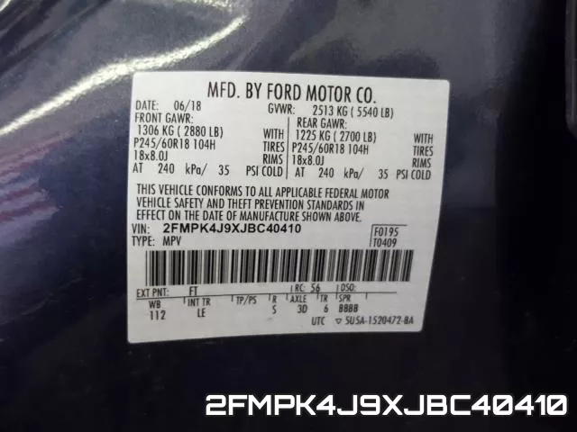 2FMPK4J9XJBC40410 фото 2