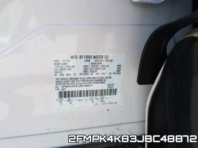 2FMPK4K83JBC48872 фото 2