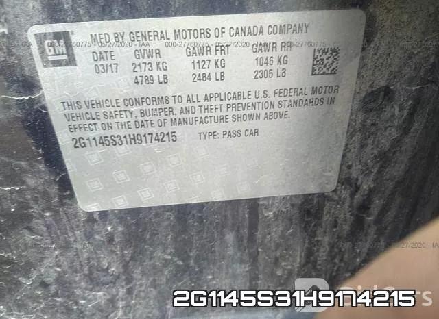 2G1145S31H9174215 фото 10