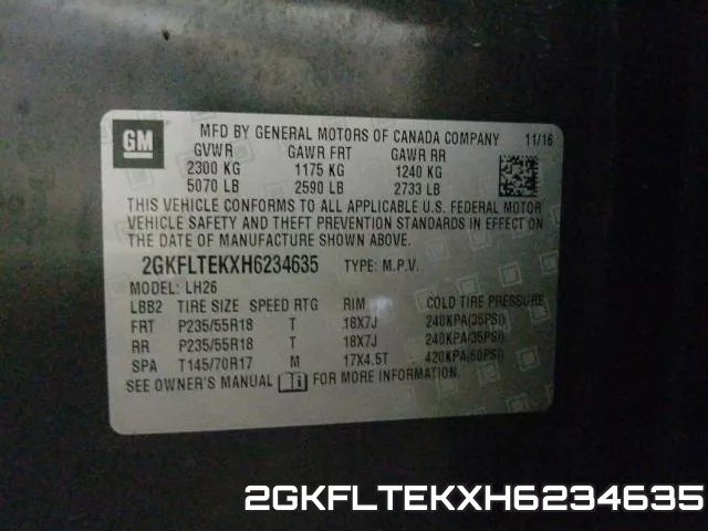 2GKFLTEKXH6234635 фото 2