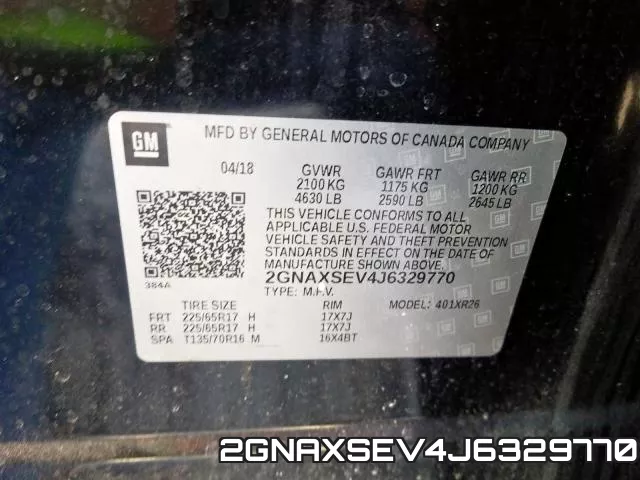 2GNAXSEV4J6329770 фото 2