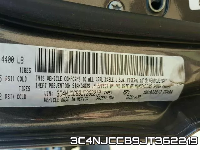 3C4NJCCB9JT362219 фото 2