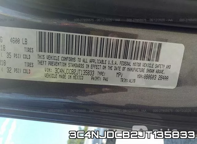 3C4NJDCB2JT135833 фото 10