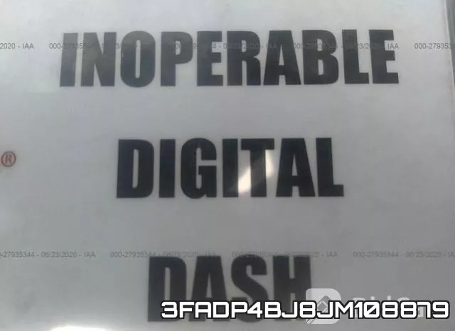 3FADP4BJ8JM108879 фото 8