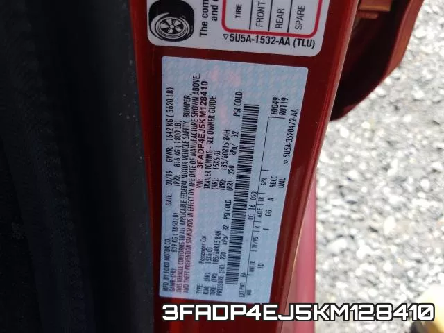 3FADP4EJ5KM128410 фото 2