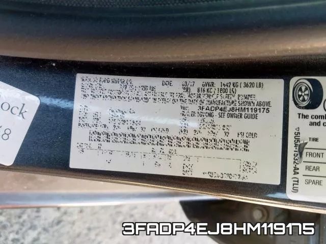 3FADP4EJ8HM119175 фото 2