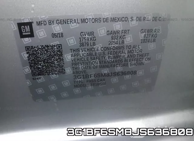3G1BF6SM8JS636808 фото 10