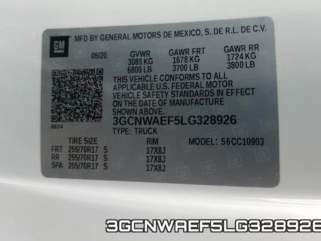 3GCNWAEF5LG328926 фото 2