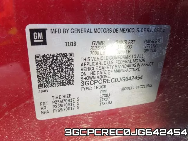 3GCPCREC0JG642454 фото 2