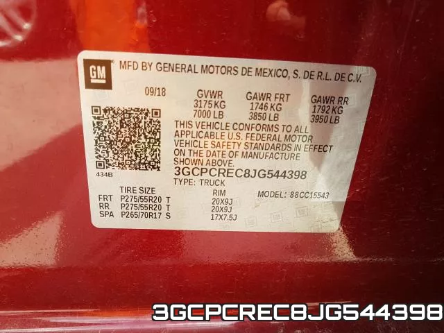 3GCPCREC8JG544398 фото 2