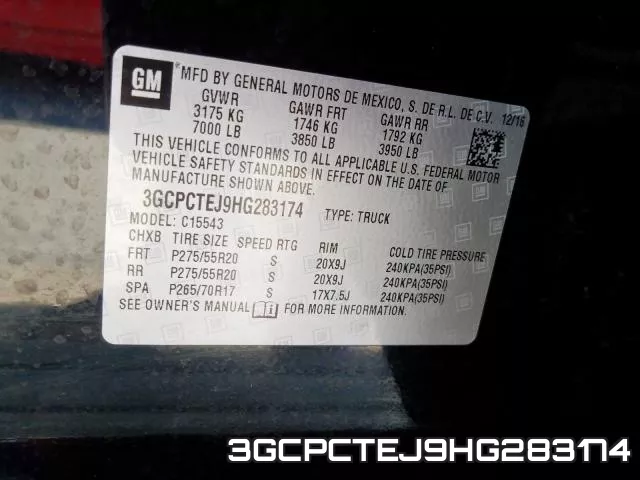 3GCPCTEJ9HG283174 фото 2