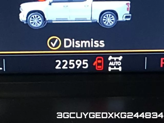 3GCUYGEDXKG244834 фото 9