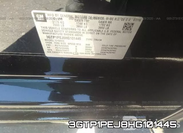 3GTP1PEJ8HG101445 фото 10