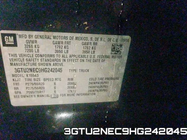 3GTU2NEC9HG242045 фото 2