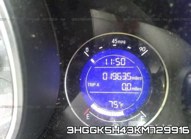 3HGGK5H43KM729916 фото 8