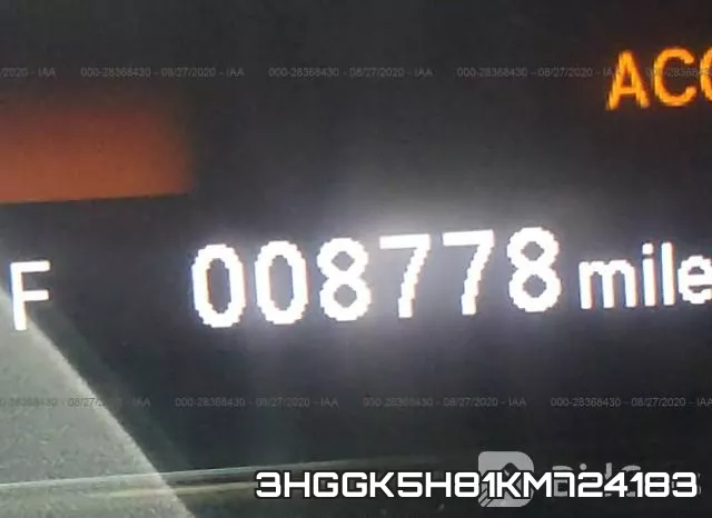 3HGGK5H81KM724183 фото 8