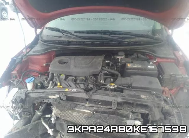 3KPA24AB0KE167538 фото 2