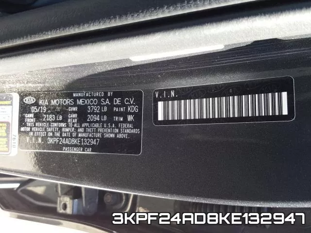 3KPF24AD8KE132947 фото 2