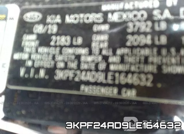 3KPF24AD9LE164632 фото 10