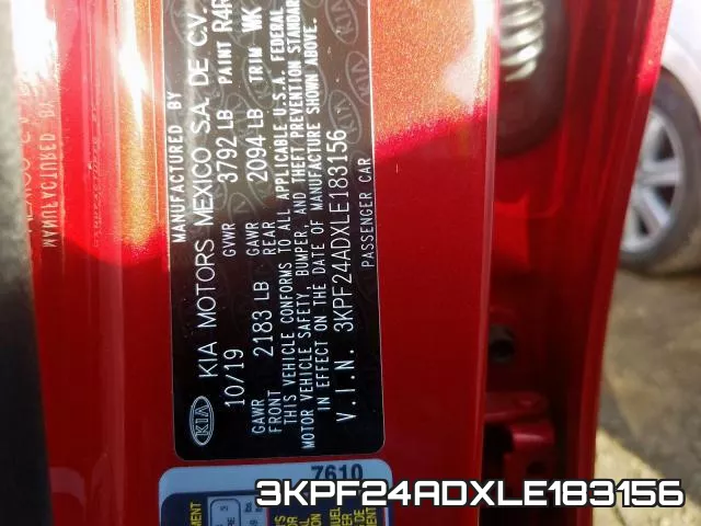 3KPF24ADXLE183156 фото 2