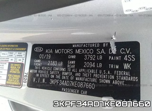 3KPF34AD7KE087660 фото 10