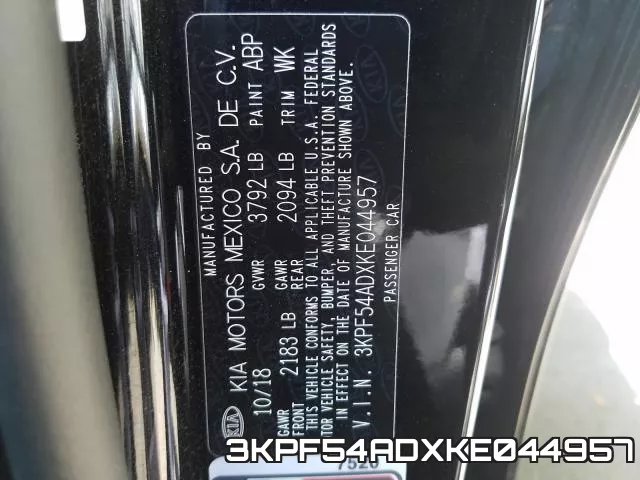 3KPF54ADXKE044957 фото 2