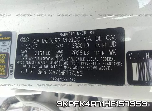 3KPFK4A71HE157353 фото 10