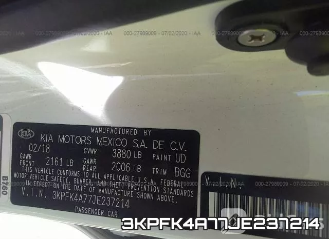 3KPFK4A77JE237214 фото 10