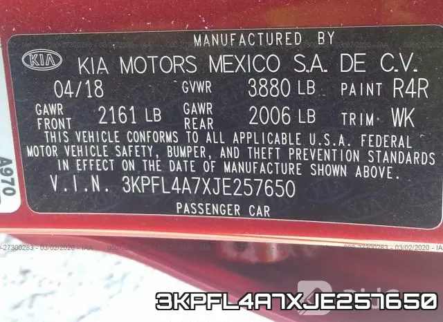 3KPFL4A7XJE257650 фото 10