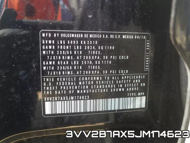 3VV2B7AX5JM174623 фото 2