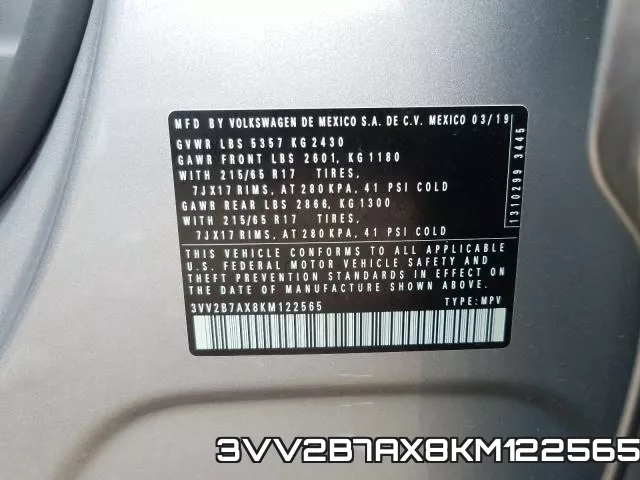 3VV2B7AX8KM122565 фото 2