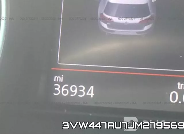 3VW447AU7JM279569 фото 8