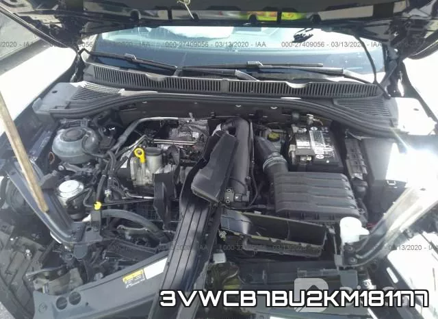 3VWCB7BU2KM181177 фото 2