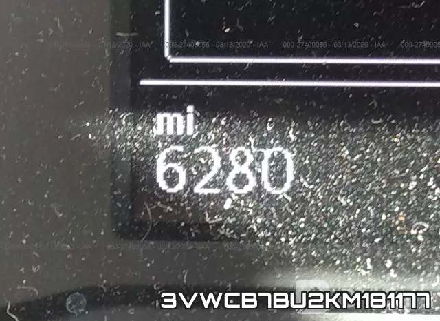 3VWCB7BU2KM181177 фото 8