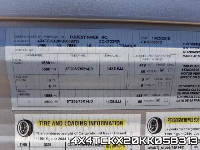 4X4TCKX20KK058313 фото 2