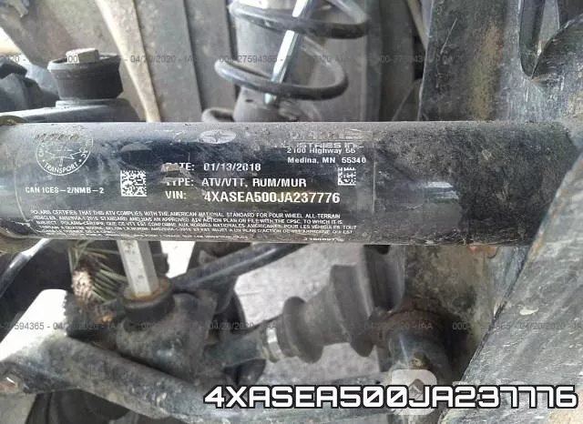 4XASEA500JA237776 фото 2