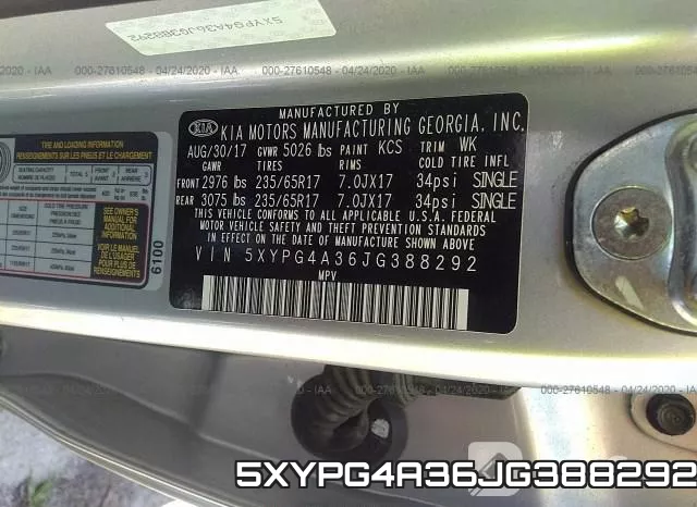 5XYPG4A36JG388292 фото 10