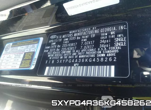5XYPG4A36KG458262 фото 10